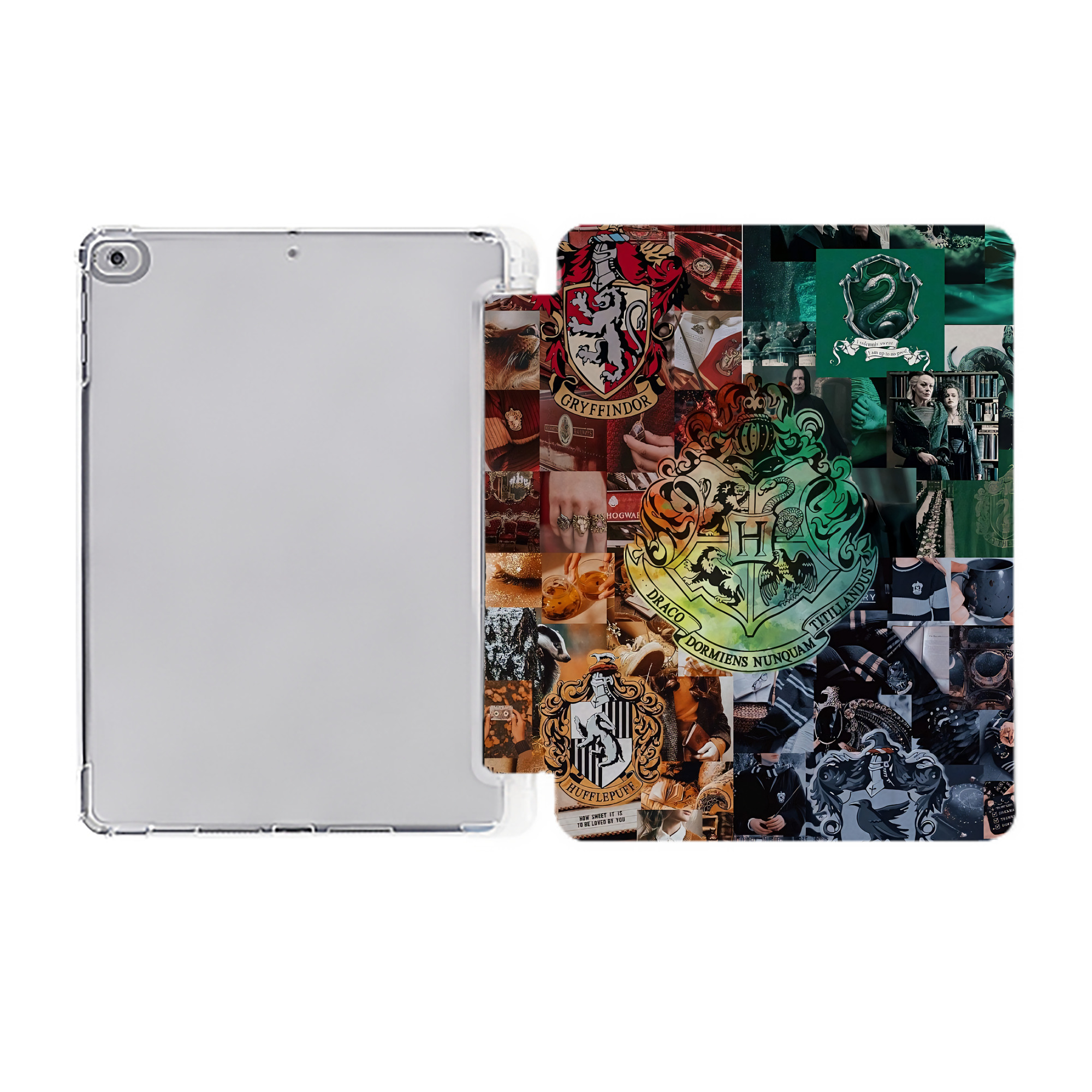 （画像用） Harry Potter ハリー・ポッターシリーズ IPad ケース ペン収納付き 三つ折りスタンド PUレザー×シリコン 対応機種9.5/10.5/10.9インチ